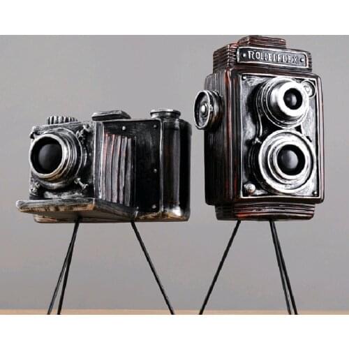 Desk decor resin embellishments home decor modern living room decoration Retro Camera Model Reminiscence Home Decoration