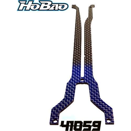 Original OFNA/HOBAO RACING 41059 UPPER DECK 2 MM CARBON FIBER For HYPER 1/10 H4E Competition Touring Car