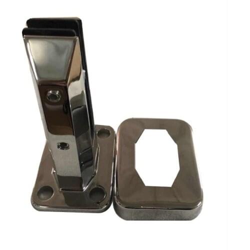 Stainless steel 2205 deck mount railing handrails oval square base glass pool fence spigot