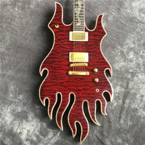 Personalized GuitarProfessional Performance Of High Quality Flame Electric Guitar