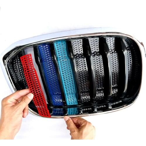 Suitable for 18-21 BMW new X3X4 mesh insect screen modified nose hair water tank air intake grille insect screen