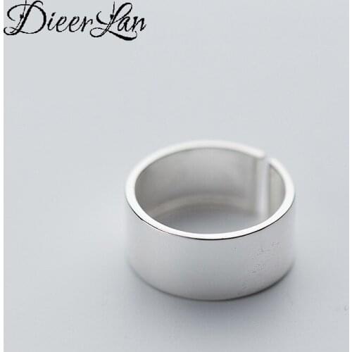 Vintage 925 Sterling Silver Round Rings for Women Bijoux Gift Female Adjustable Size Finger Rings Anillos Wholesale