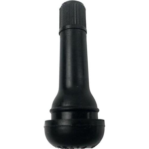 1pieces TR413 Snap-In Tire Stems Short Black The Rubber tire disassembly inner wrench core No U5I8