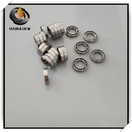 10Pcs SMR117 Open Bearing 7X11X2.5 Stainless Steel Ball Bearing MR117