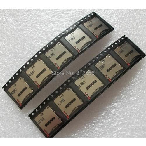 100PCS/lot, Original new for Sony Z1 mini compact M51W D5503 sim card reader connector socket module