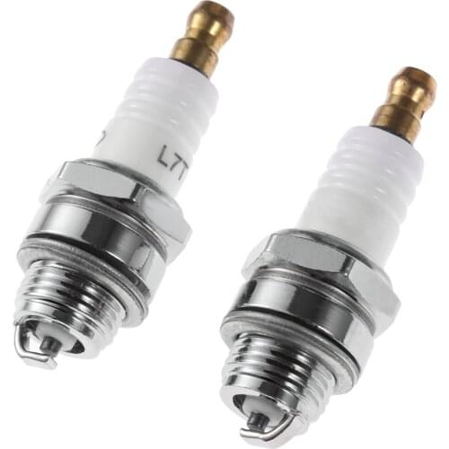 2Pcs Chainsaw Brush Cutter Spark Plug For 2 Stroke Engine ST MS180 250 361 381 460 HUS 137 142 365 Partner 350