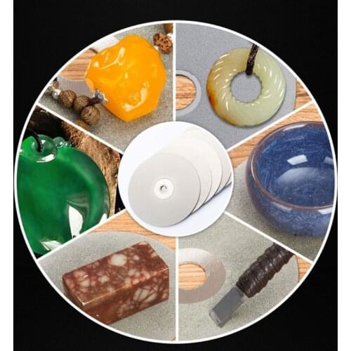 2021 New 6Inch Grit 80-3000 Diamond Coated Flat Lap Wheel Jewelry Grinding Polishing Disc