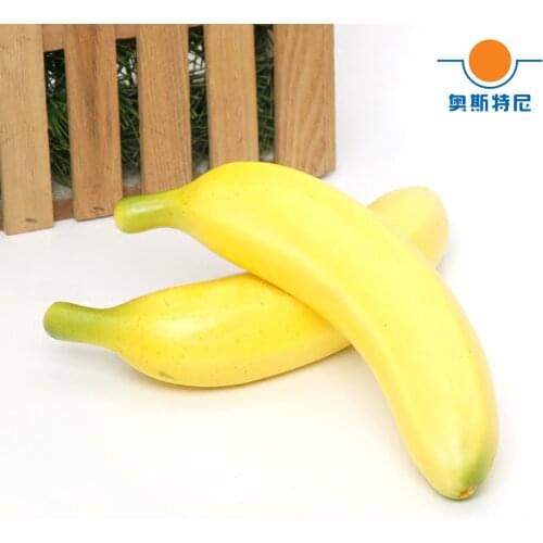 5pcs 20cm long artificial fruit Plastic Fake Fruit artifical banana&artificial plastic fake simulated banana