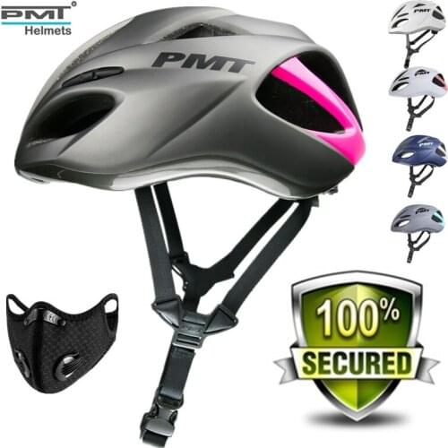 6 colors PMT Racing Road Helmet MTB High Quality TT Bike helmet Caps Mens Outdoor Sports Safety Helmet Cascos Capacete Ciclismo