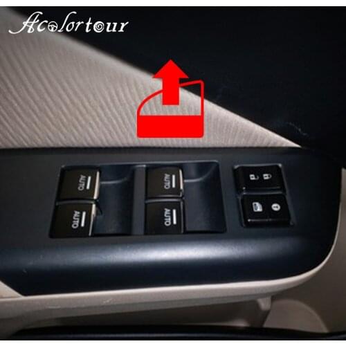 Auto Power LED Light Window Lifter Electric Master Control Window Closer Car Glass One Key Lift Drop Device For Honda XR-V 2015