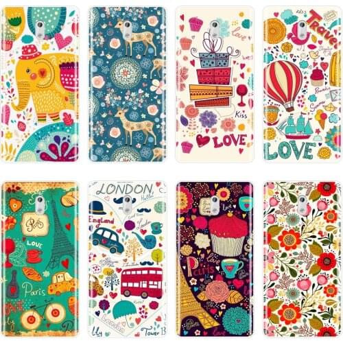 TPU For Nokia X6 7 Plus Case Silicone Heart Flower Cartoon Love Elephant Deer Soft Back Cover For Nokia 1 2 3 5 6 8 Phone Case