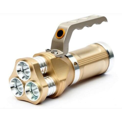 Flashlight Multipurpose Powerful Rechargeable LED Flashlight T6 Led Bead Lamp Waterproof Searchlight Camping Lantern USB 18650