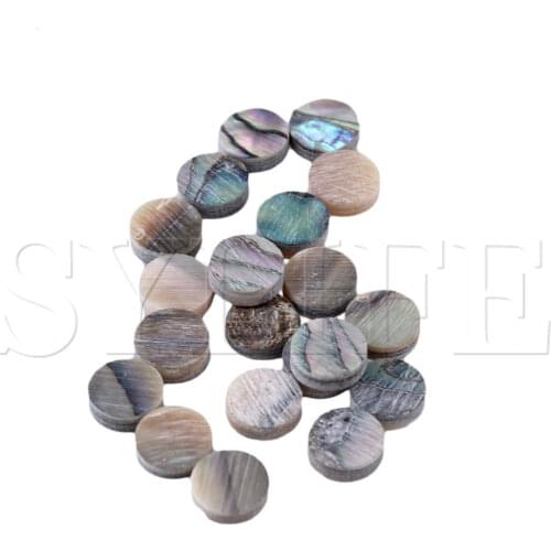 Generic Green Abalone Inlay 20 Pieces Guitar Dots 6mm