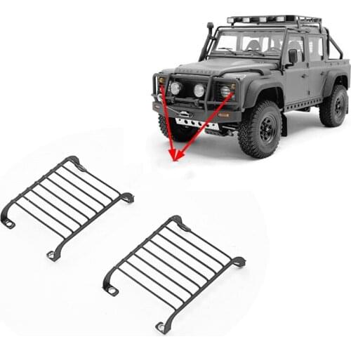Rc Car Toys Crawler Part Metal Front Lamp Guard Lampshade For 1:18 CAPO CUB1 4WD Electric RC Simulation Off-road Vehicle