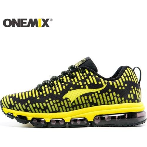 ONEMIX Mens Sports Shoes Women Running Breathable Mesh Male Outdoor Sneaker Lace Up Zapatos De Hombre Adult Shoes Size EU 36-46
