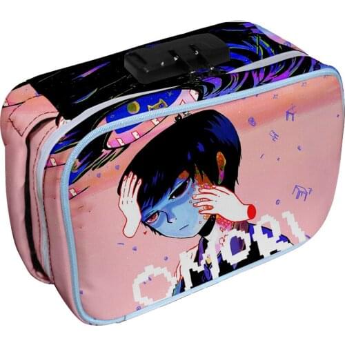 Omori 3D Merch Oxford cloth 3D printing Deodorant Tobacco Bag Storage Bag Cosmetic Bag