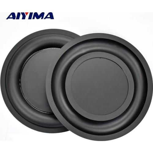 AIYIMA 2Pcs 6.5Inch Strengthen Bass Vibration Plate Membrane Passive Radiator Vibrating Diaphragm Speaker Bass Radiator