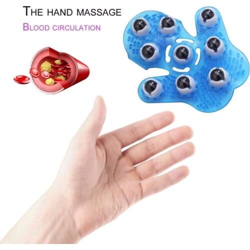 New Roller Ball Body Massage Glove Anti-Cellulite Muscle Pain Relief Octopus Massager For Neck Back Head Massager Tools