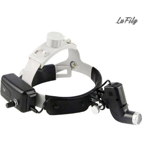 Portable adjustable brightness medical headlight clinic loupe surgical operation lamp led light dental surgery headlamp