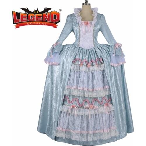 Christmas Marie Antoinette Gown Dress Rococo 18th Century Europe historical royal princess dress Gown french Theater Dress