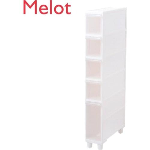 14CM quilting storage rack toilet narrow slit storage rack drawer storage cabinet bathroom quilting storage cabinet
