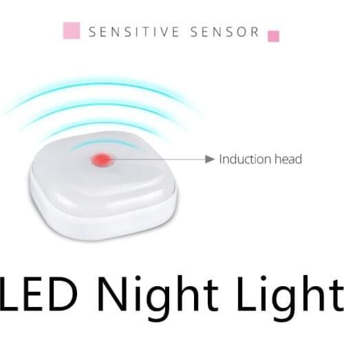 LED Night Light For Bedroom Decoration Wireless Moving Light Sensor Stair Corridor Bathroom Living Room Kids Lighting Dropship