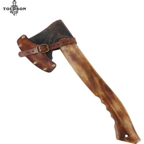 Tourbon Genuine Leather Hatchet Sheath Axe Cover Case Protector Holster Tools Accessories