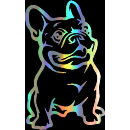 PLAY COOL Funny French Bulldog Animal Decor Car Sticker Automobiles Motorcycles Exterior Accessories Reflective Vinyl Decals