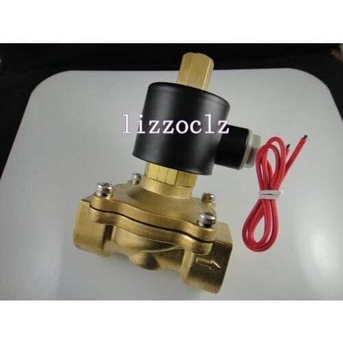 12V DC Water Air Gas Fuel NO Electric Solenoid Valve 3/4" BSPP Flow bore 20mm 2W200K-20