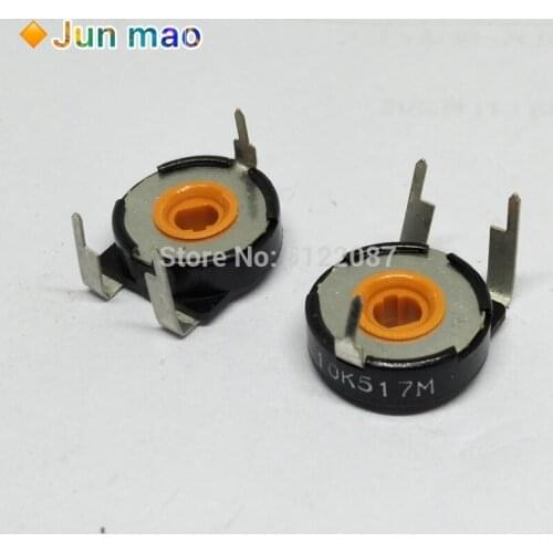 5PCS/LOT PIHER potentiometer PT15TV17-103A2020 horizontal 10k oval hole wide-leg