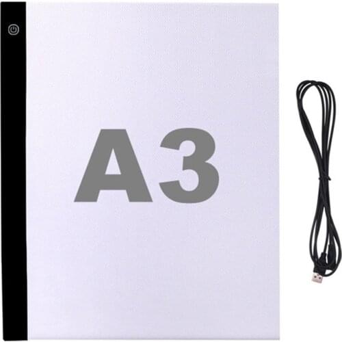 A3 Large Size LED Drawing Tablet Diamond Painting Accessories Tool Kits Digital Graphics Pad USB LED Light Box Copy Board
