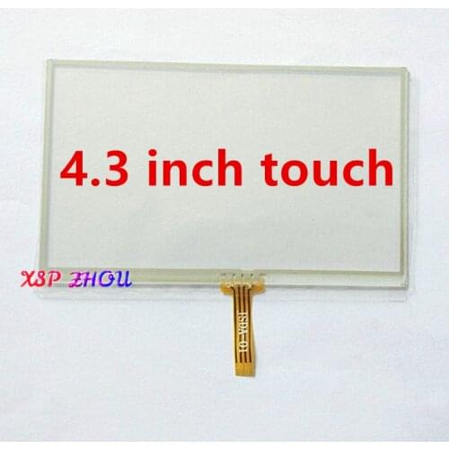 Free shipping compatible with replacement 4.3 inch 40 pin KD43G18-40NB-A1 KD43G18 A5 4.3 C430P T43P12 GPS LCD + touch screen