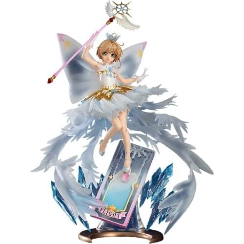 Cardcaptor Sakura Kinomoto Sakura Action Figures Ornaments Model Hand-Made Anime Peripheral PVC Collectible Toys Gifts In Stock