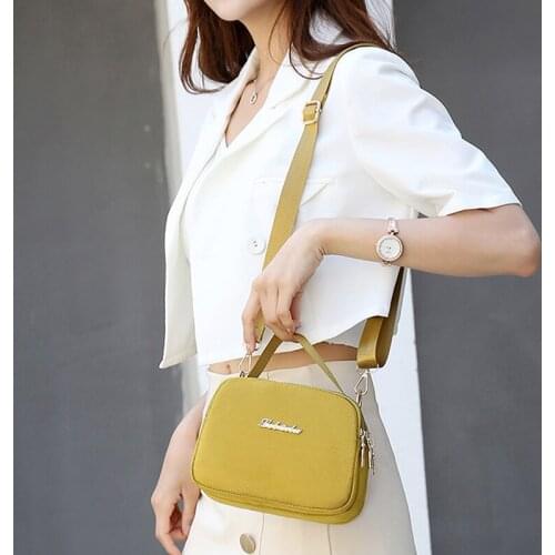 Oxford Cloth Diagonal Bag Single Shoulder Female Small Square Bag Casual Mobile Phone Bag Summer Tide Outdoor Leisure Bag