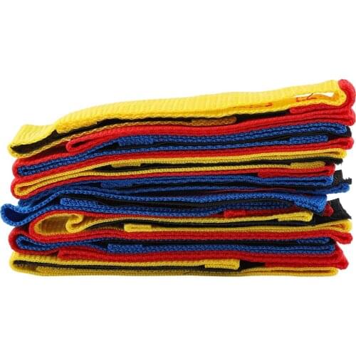 Footsteps Straps Leg Fixed Bandage Leggings Sports For Kids Fun Game Team Development Training Equipment (4 People)