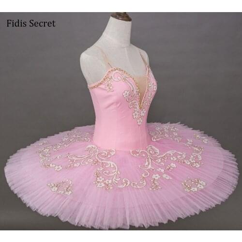 New Pink Classical Platter Ballet Tutu Overlay,Girls/Lady Sleeping Beauty Stage Performance Costumes,Ballerina YAGP/Solo Dress