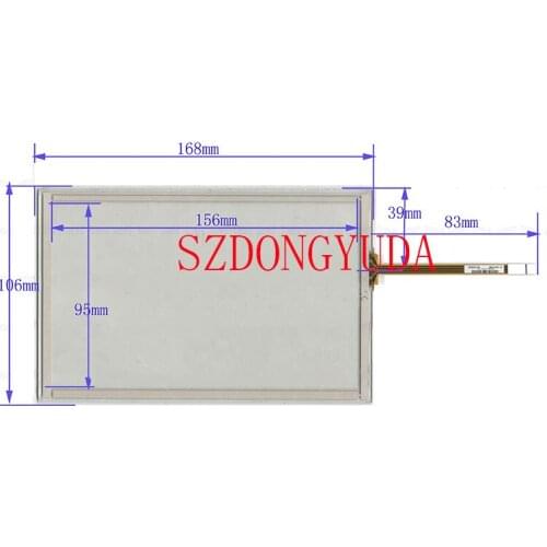 New Touchpad 7 Inch 4 Wire 168*106 For AMT10427 AMT-10427 AMT 10427 Touch Screen Digitizer Glass Panel