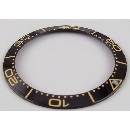 New Black/Blue Watch Bezel RIng Insert Fit 40mm Automatic Watch