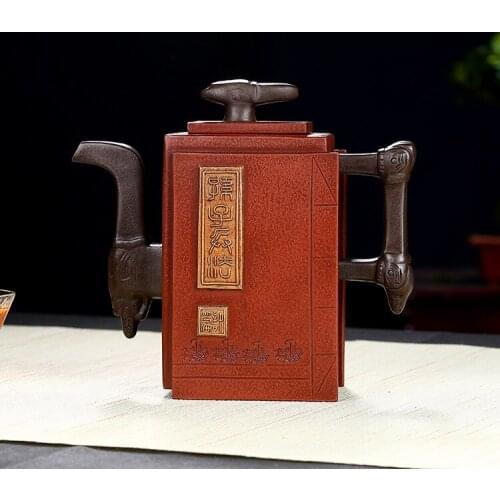 Gift boutique of pot pot of pure hand-painted yixing grade a grocery tea kettle thousand pieces of sell like hot cakes