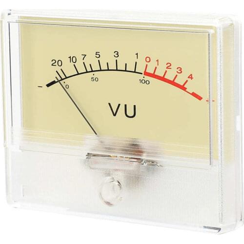 VU meter T - 90 high DB VU meter header level amplifier with audio device accessory bulb equipped with pointer type dial with