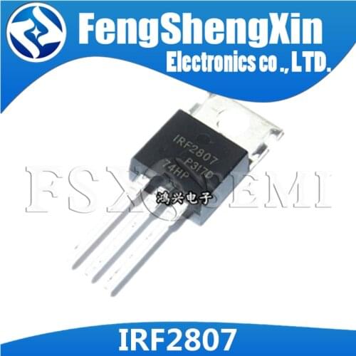 10pcs/lot New IRF2807PBF IRF2807 MOSFET N 75V/82A TO-220