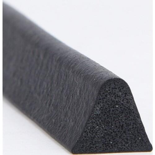 5m triangle soft strip waterproof dustproof rubber anti-collision sponge foam bar soundproof strip equipment sealing strip