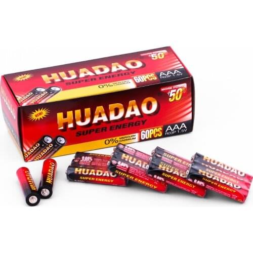 60pcs AAA Disposable Battery Dry Carbon AAA Piles Battery UM4 Strong Explosion No Mercury for Camera Calculator Alarm Clock Cell