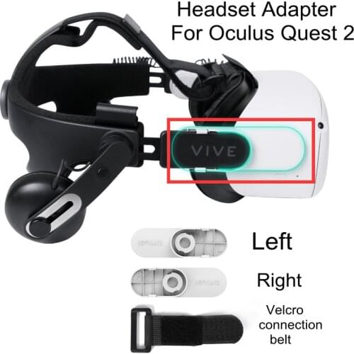 For Oculus Quest 2 Headset Adapter HTC VIVE Smart Headband Connector For Oculus Quest 2 Head Band Headset Adapter VR Accessories