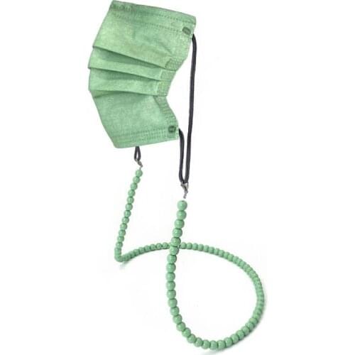 Acrylic Beads Mask Hanging Chain Eyeglasses Bag Chain Mask Necklace Hooks Lanyard Hanging Anti Slip Mask Holder Neck Strap Rope