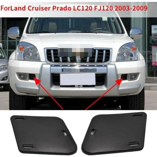 Car Front Fog Lights Side Baffle Cover for Toyota Land Cruiser Prado LC120 2003-2009