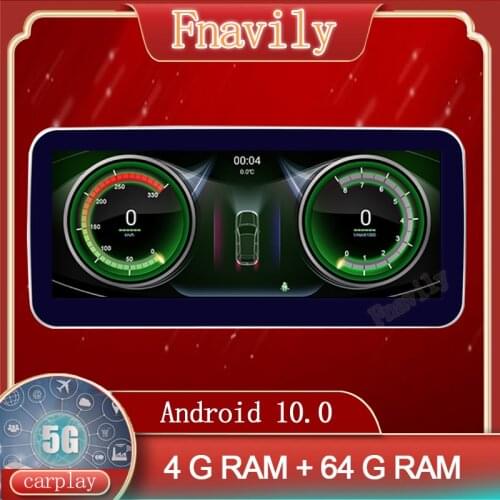 Fnavily Android 10 Car Radio For Mercedes Benz A Class W176 Multimedia System Autoradio Dvd Player GPS Touch Screen 10.25"