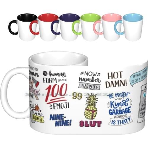Brooklyn Nine Nine | Version 2 | Tv Show Art Ceramic Mugs Coffee Cups Milk Tea Mug Brooklyn Nine Nine Brooklyn99 Nine Nine Tv