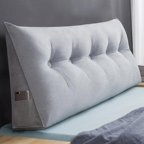 Homr Decor Throw Pillow For Bed Large Backrest Lumbar Cushion With Removable And Washable Modern simplicity Pillows For Bedroom