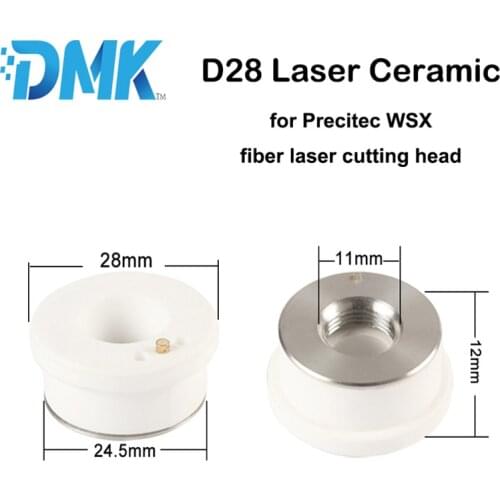 Diameter 28mm wsx precitec laser cutting ceramic fiber laser nozzle holder